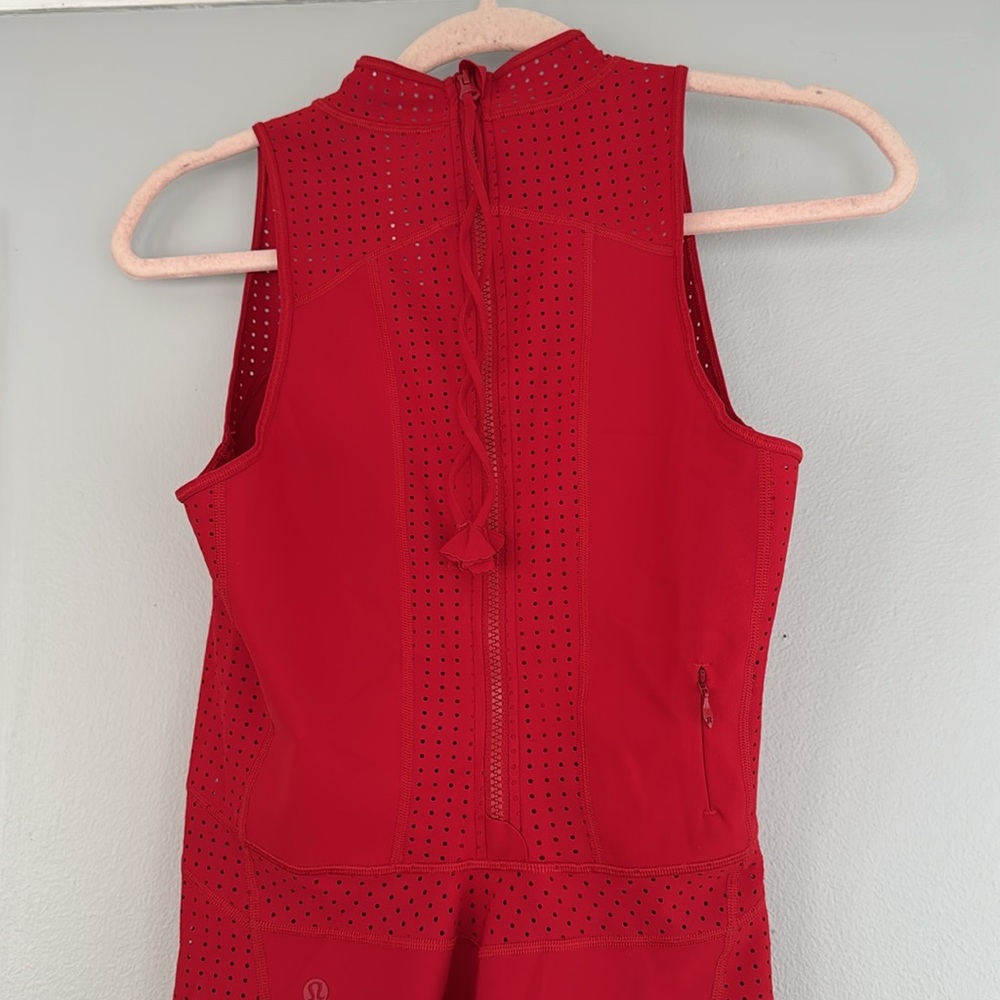 Lululemon Beach Break Paddlesuit size 10 swim suit red - Picture 8 of 12